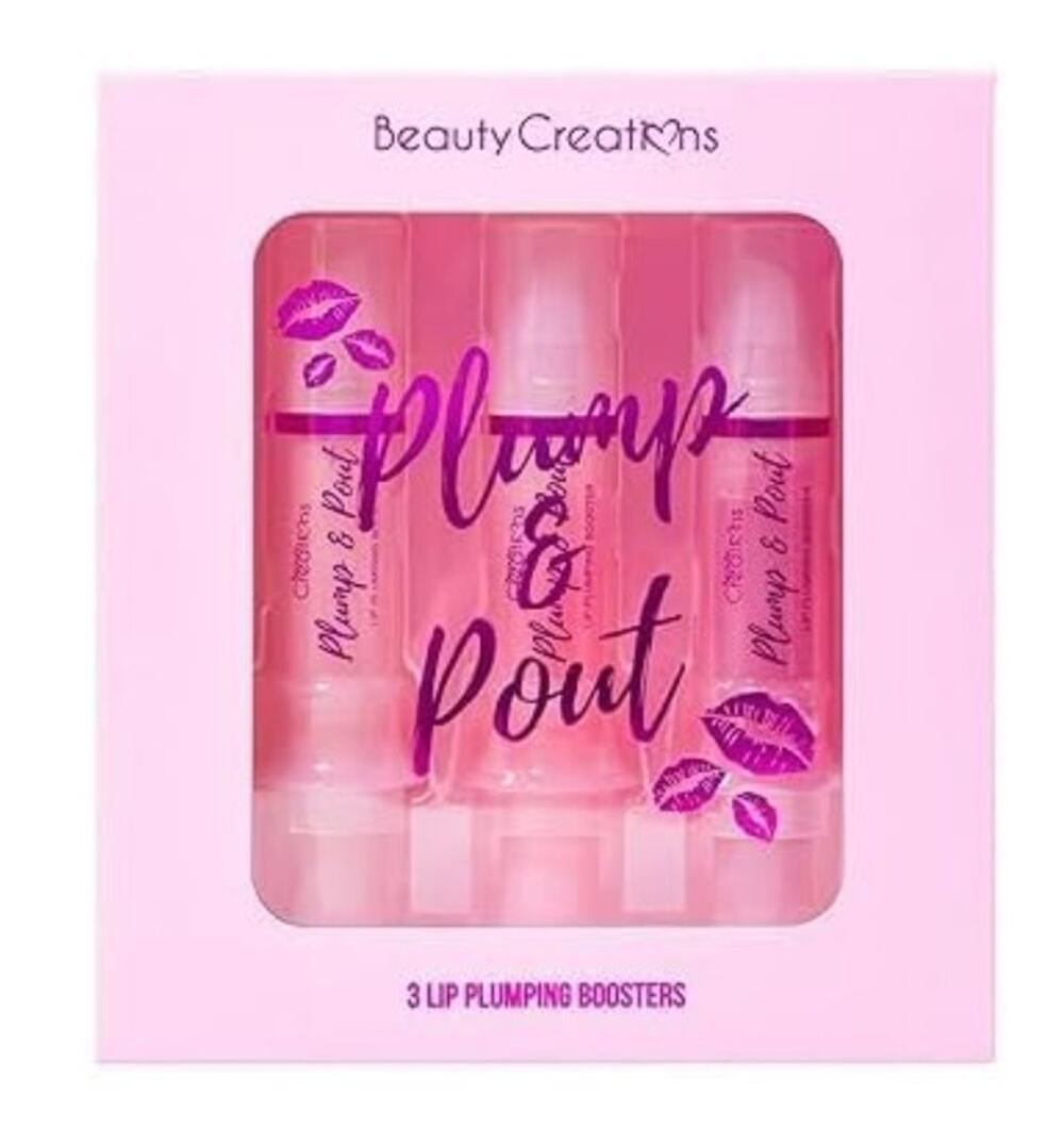 Beauty Creations Plump & Pout 3 Pack Lip Plumping Boosters